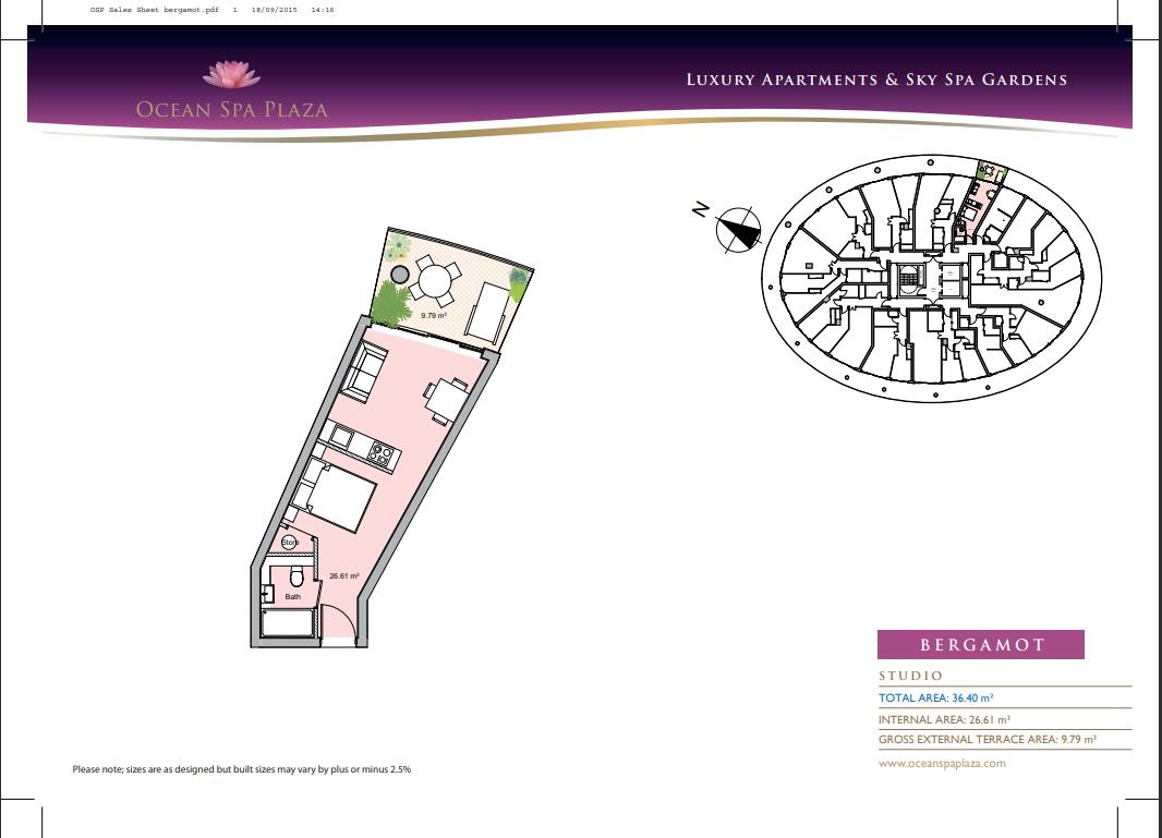 Image of Apartment - 1 Bathrooms for Rental in Ocean Spa Plaza-Gibraltar, Image 13